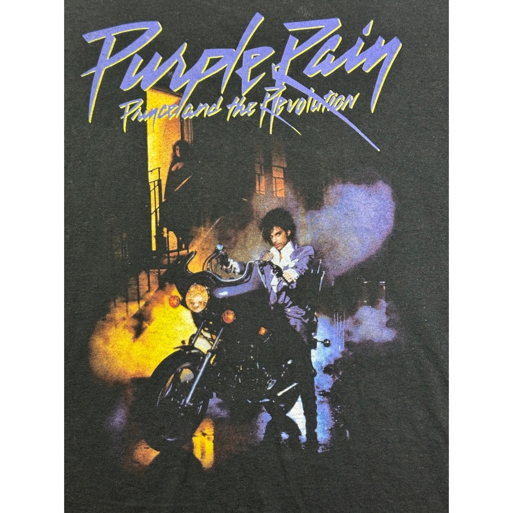 Prince Purple Rain Prince and the Revolution Graphic T-Shirt Black 3XL Men's